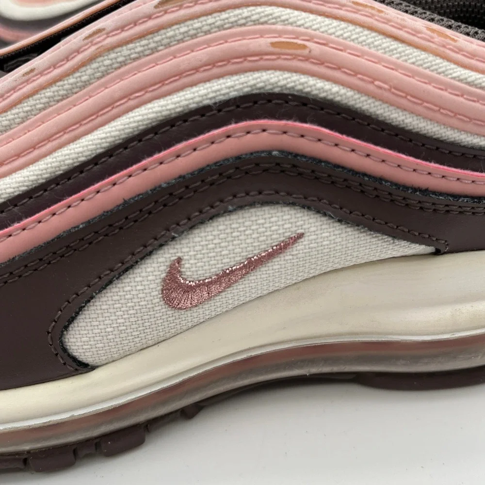 Nike Air Max‎ 97 Womens Brown Pink White Sneakers DQ8996-200 5.5Y